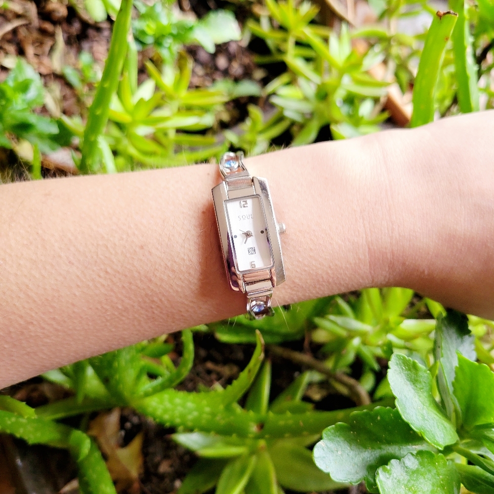 Classic Silver Rhinestone Next Watch - Picture 3 of 10